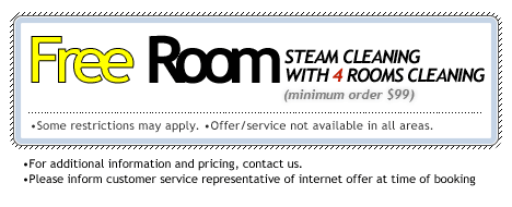 free room carpet steam cleaning